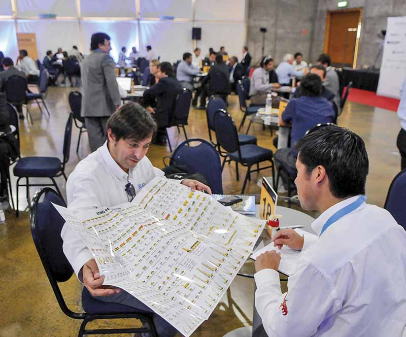 Dinámica rueda de negocios