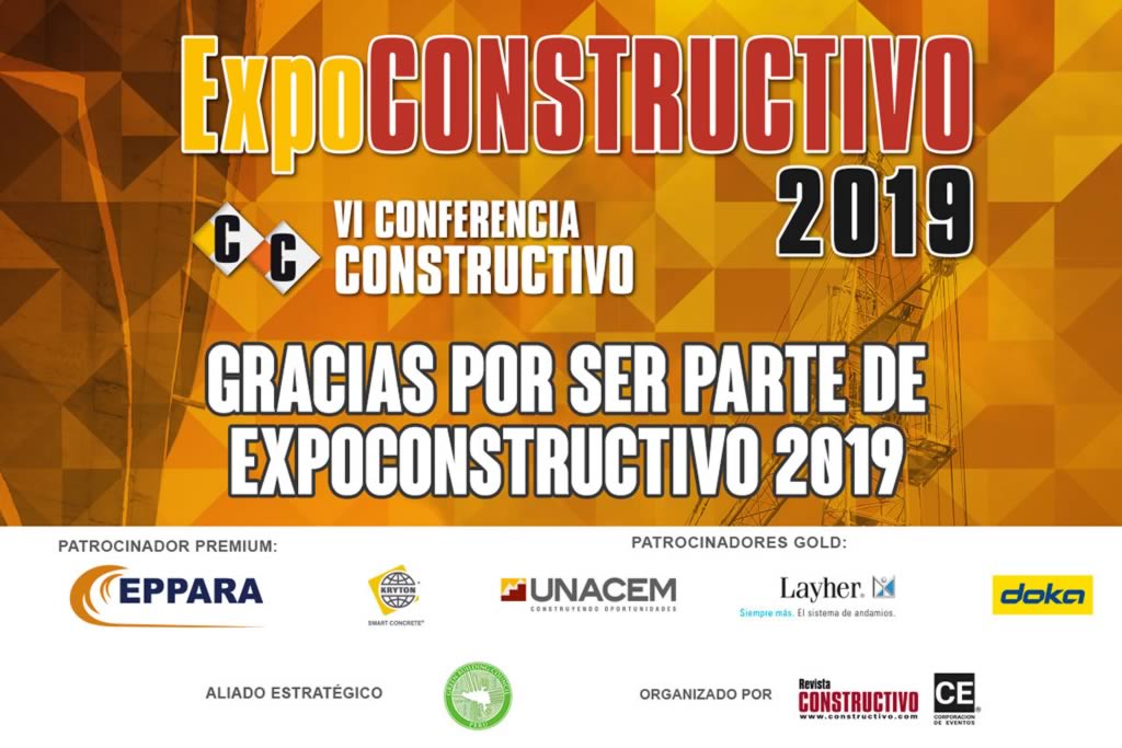 LAS MEJORES EMPRESAS DEL SECTOR SE REUNIERON EN  EXPOCONSTRUCTIVO 2019